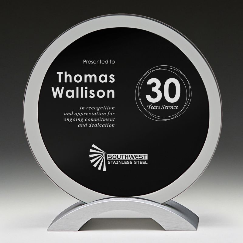 GK878 Glass Metal Luminary Award 17.5cm
