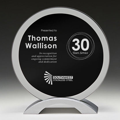 GK878 Glass Metal Luminary Award 17.5cm
