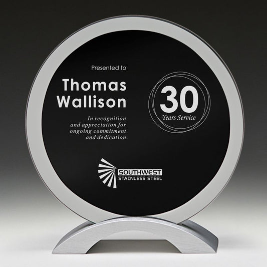 GK878 Glass Metal Luminary Award 17.5cm