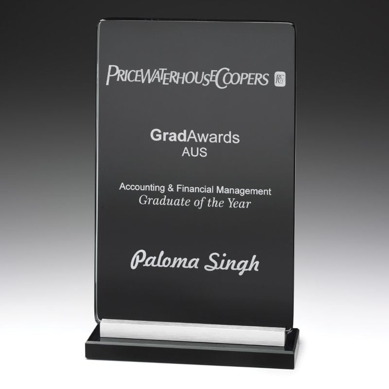 GK895S Glass Black Broadside 21cm