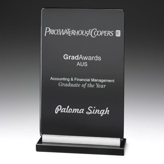 GK895S Glass Black Broadside 21cm