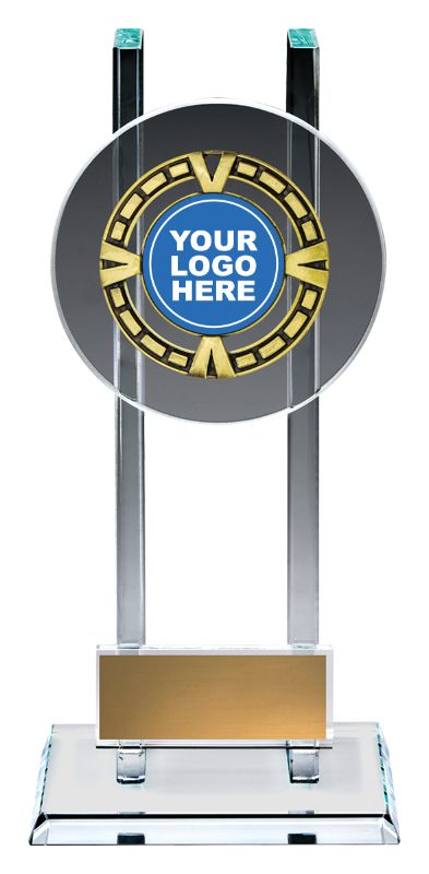 GV1065A Glass Varsity Trophy 16.5cm