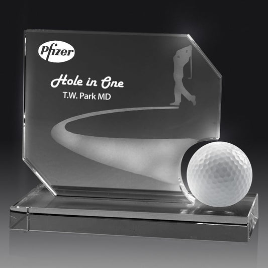 GW105 Golf Ball Pedestal Award 13cm