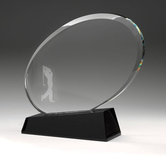 GW830L Golf Crystal The Drive 17.5cm