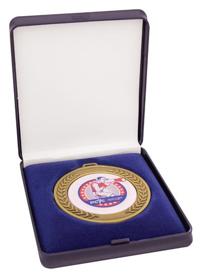 H50 70mm Diameter Medal Box 10.5cm