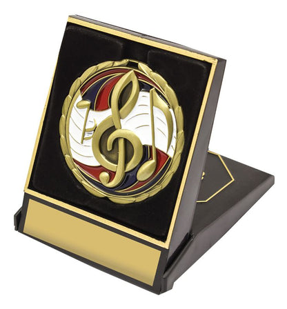 H7 62mm Diameter Wreath Medal Box 8cm