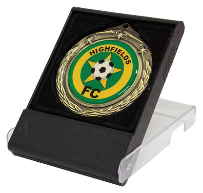 H70 70mm Diameter Medal Box Clear 9cm