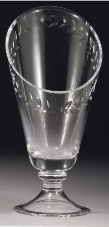 L204 Glass Wreath Vase 33.5cm