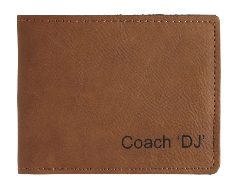 LE520 Leatherette Rawhide Wallet 12cm