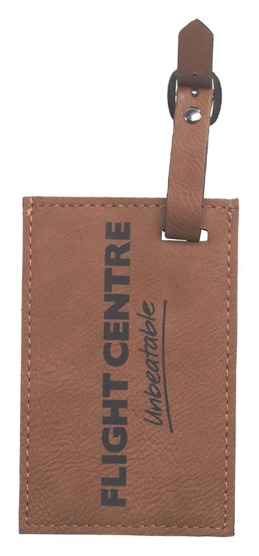 LE601 Leatherette Luggage Tag 11cm