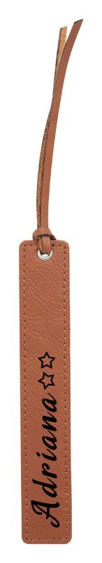LEB25 Bookmark Leatherette Rawhide 15.5cm