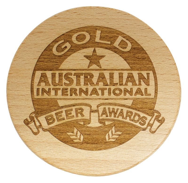 LEC02 Timber Coaster Circle 9cm