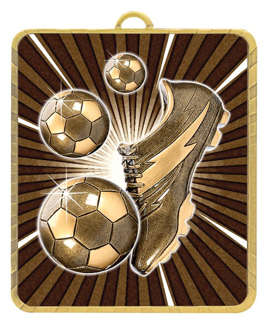 LM004G Lynx Medal Football 7.5cm