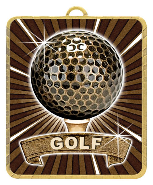 LM009G Lynx Medal Golf 7.5cm