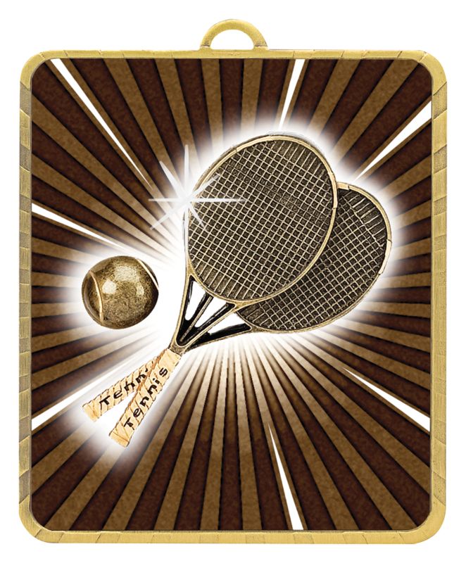 LM018G Lynx Medal Tennis 7.5cm