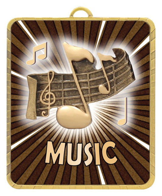 LM021G Lynx Medal Music 7.5cm