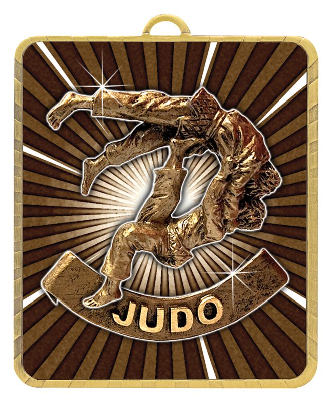 LM043G Lynx Medal Judo 7.5cm