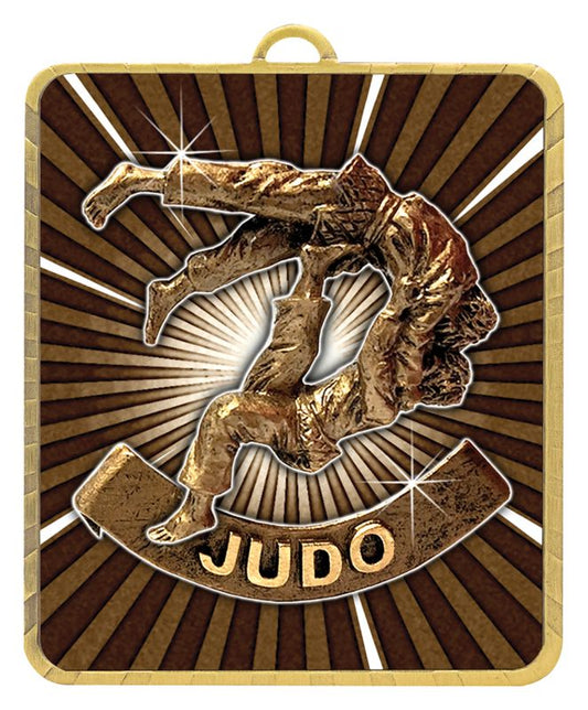 LM043G Lynx Medal Judo 7.5cm
