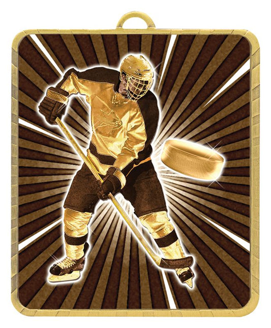 LM050G Lynx Medal Ice Hockey 7.5cm