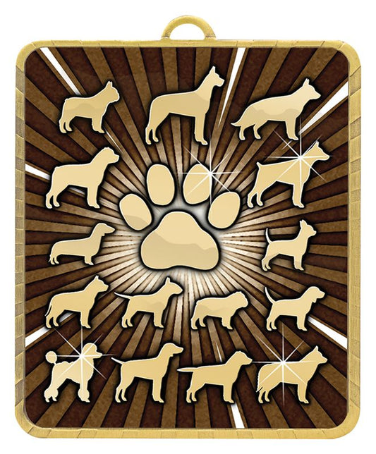 LM079G Lynx Medal Dog / Pet 7.5cm