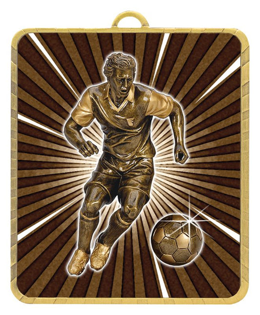 LM080G Lynx Medal Football Male 7.5cm