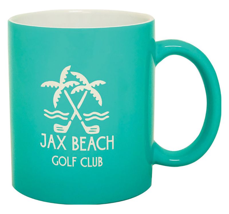 LMG20 Laserable Aqua Coffee Mug 325ml