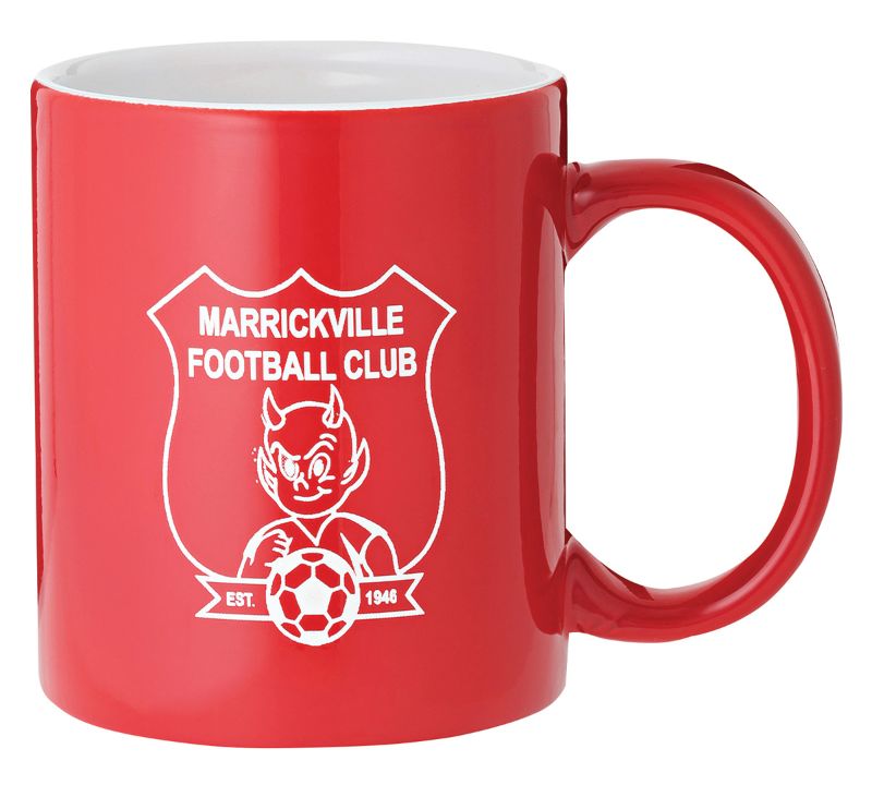 LMG22 Laserable Red Coffee Mug 325ml