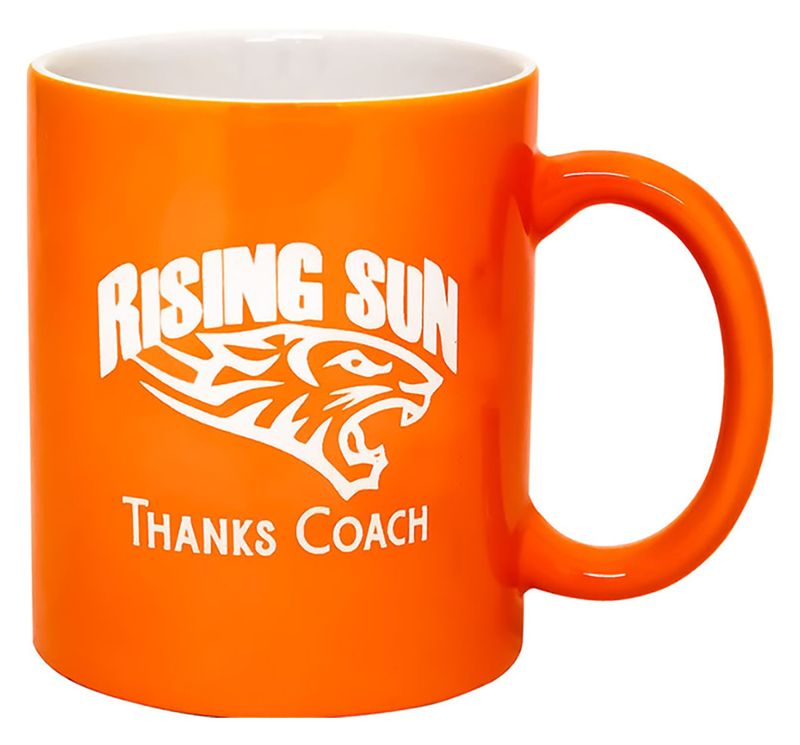 LMG25 Laserable Bright Orange Mug 325ml