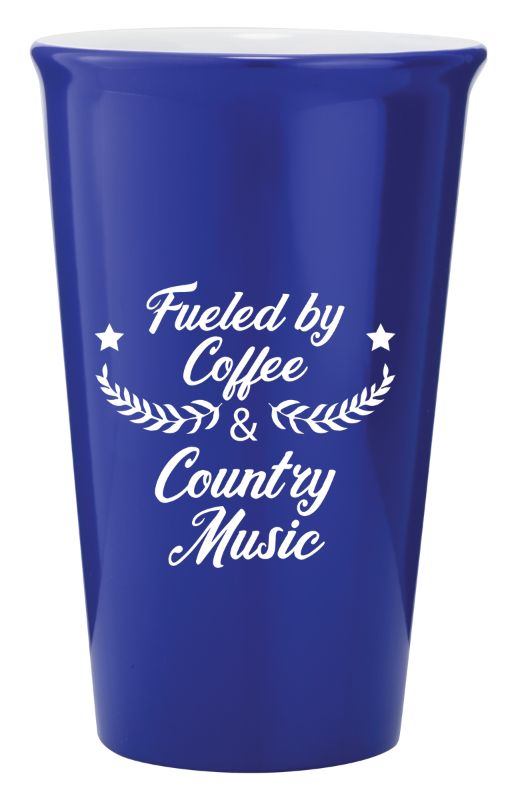 LMG43 Laserable Blue Latte Mug 415ml