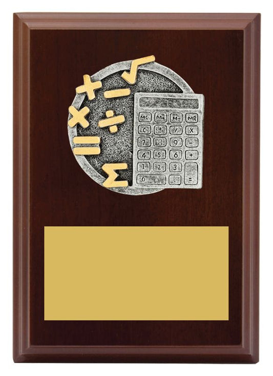 LPF420A Plaque Peak Maths 15cm