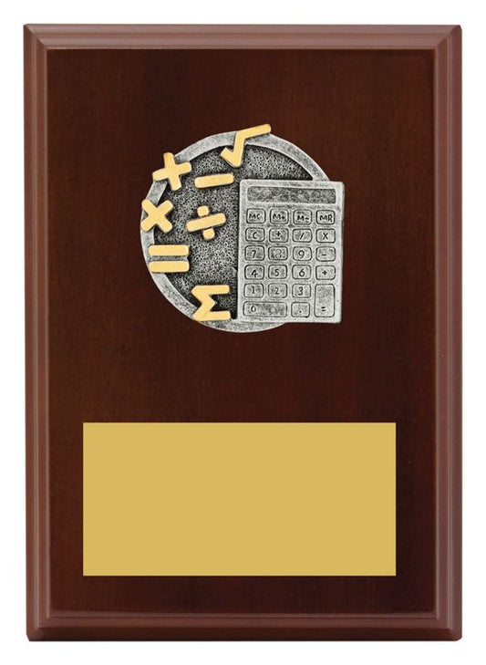 LPF420B Plaque Peak Maths 17.5cm