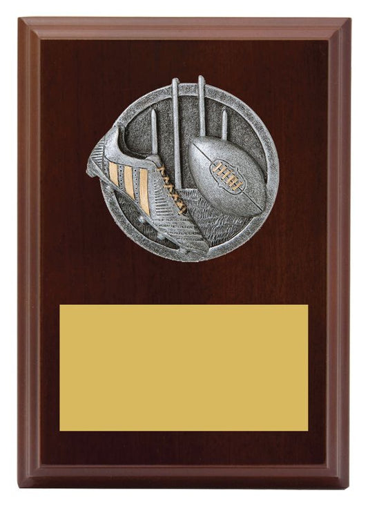 LPF431A Plaque Peak Aussie Rules 15cm
