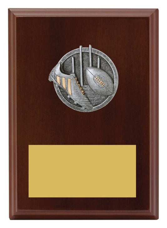 LPF431B Plaque Peak Aussie Rules 17.5cm