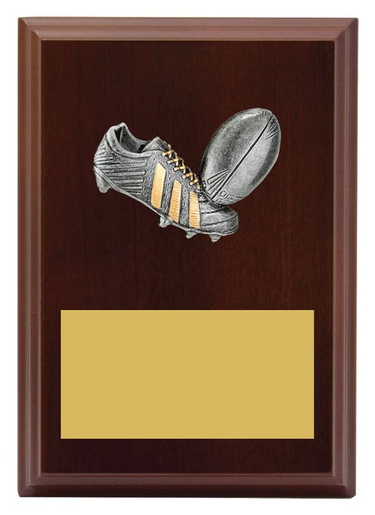 LPF439A Plaque Peak Rugby League / Union 15cm