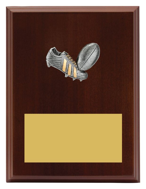 LPF439C Plaque Peak Rugby League / Union 20cm