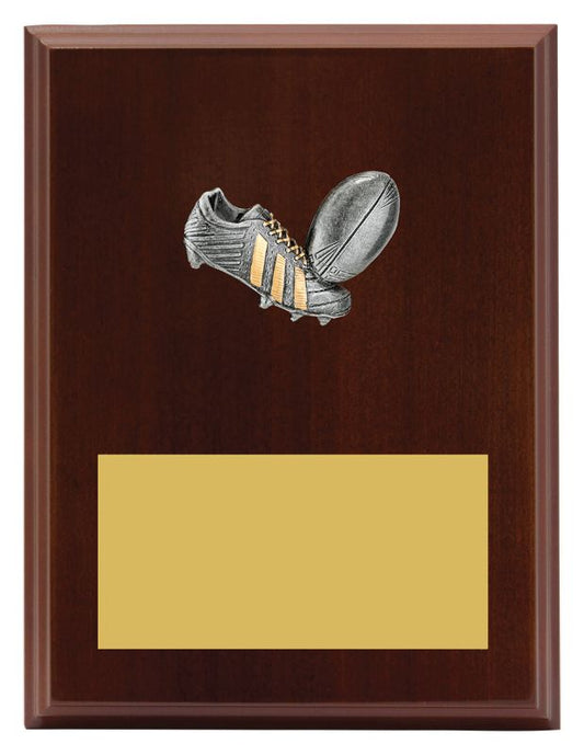 LPF439C Plaque Peak Rugby League / Union 20cm