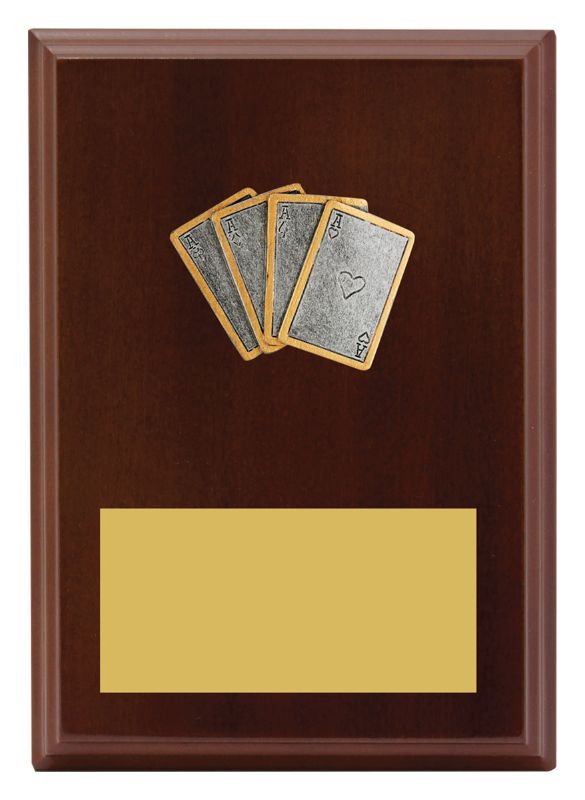 LPF497B Plaque Peak Cards 17.5cm
