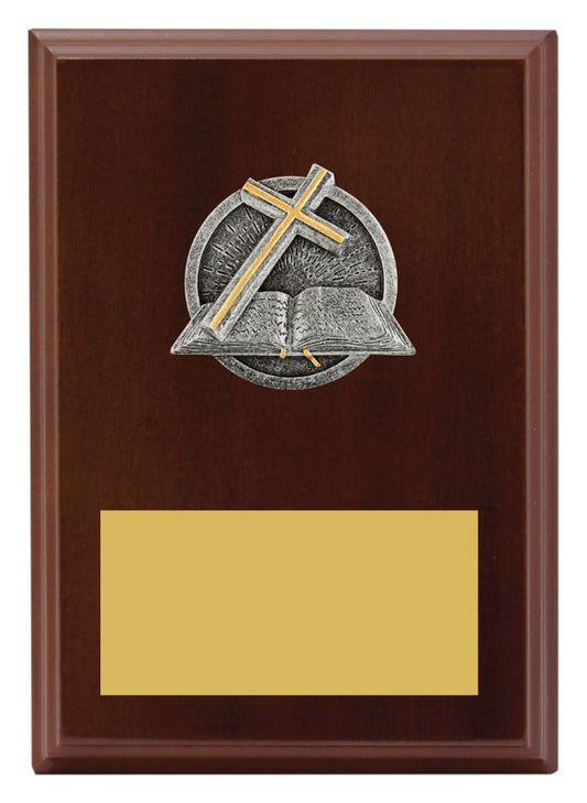 LPF499B Plaque Peak Religion 17.5cm