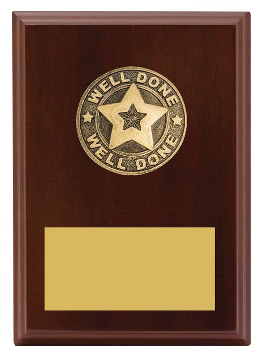 LPF503 Well Done Plaque 17.5cm