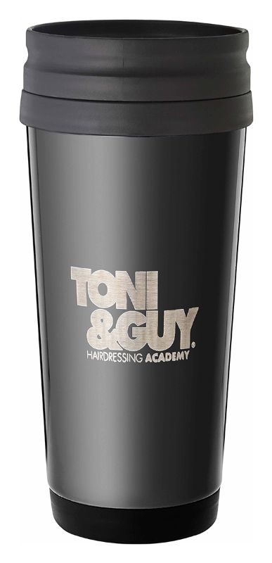 LTM011 Laserable Black Travel Mug 410ml