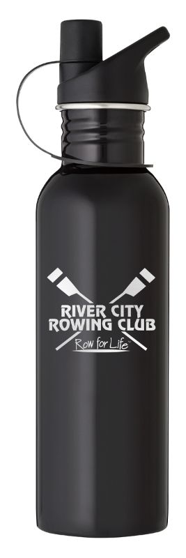 LWB001 Laserable Black Water Bottle 740ml