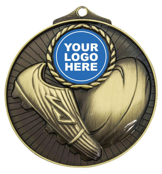 M013G League / Union Medal Insert Gold 7cm