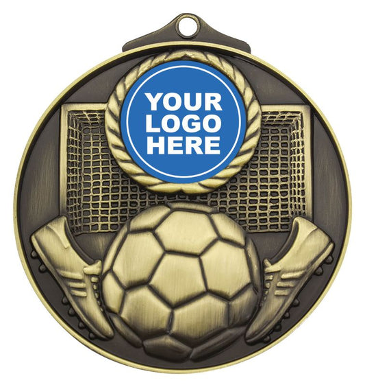 M080G Football Insert Medal Gold 7cm