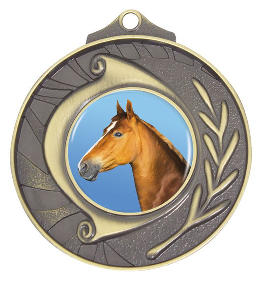 M101G-C352 Wreath Medal Gold 5.2cm