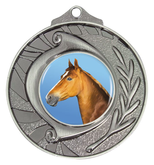 M101S-C352 Wreath Medal Silver 5.2cm