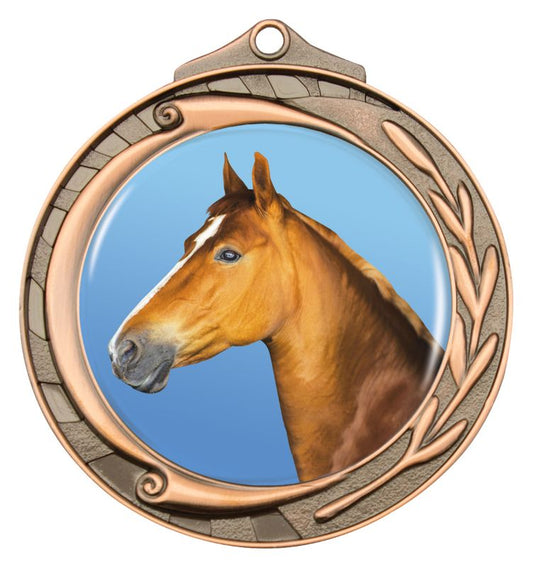 M102B-C352 Equestrian Bronze Medal 7cm