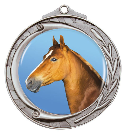 M102S-C352 Equestrian Silver Medal 7cm