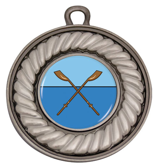 M159S-K144 Rowing Silver Medal 5cm