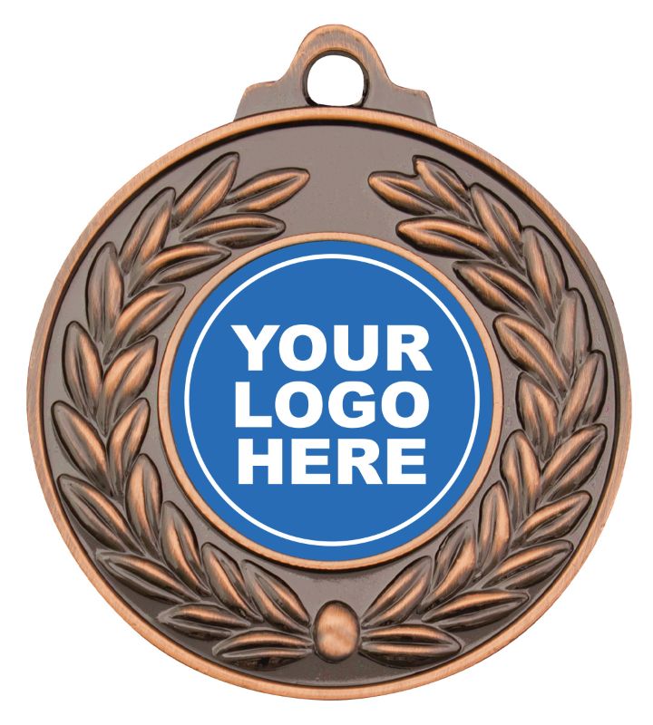 M160B Wreath Antique Medal Bronze 5cm