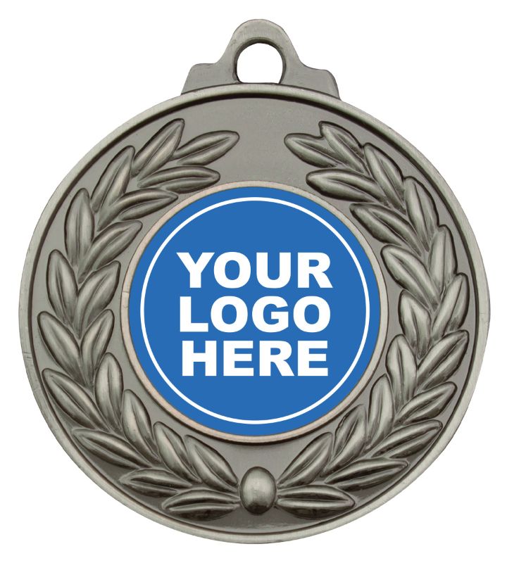 M160S Wreath Antique Medal Silver 5cm